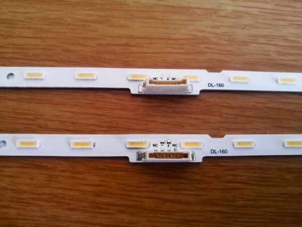 LED Backlight Strips for 43" Samsung 43RU7100 4K UHD V8N1-430SM0-R0